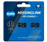 KMC MissingLink 11 R DLC Kettenschloss 1/2×11/128' For 11-fach Chain Black