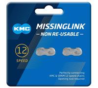 KMC Chain link 12S 2 units - Silver