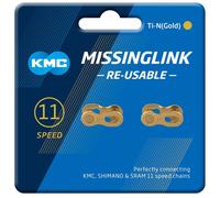 Kmc Re-usable Chain Link 2 Units 11s Gold