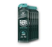 KMC NRG Gel X High-Carb Energy Gel, Neutral CoolFlavour 45g DualCharge Carbohydrate,1:0.8 Formula, 200mg Sodium, 500mg Electrolytes. No Flavour Fatigue. (6 Gels)