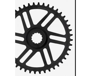 KMC Offset 44T Direct Mount Chainring Black
