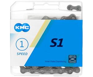 KMC S1 Single Speed Chain, Brown, Wide (1/8")
