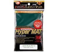 KMC Standard Sleeves (80 Sleeves, Hyper Mat Green)