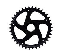 KMC Super Narrow Chainring Compatible with Bosch Gen 4 e-Bike Motors Chainring, Black, 38T, Chainline 50.0mm