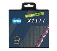 KMC TT11 Waxed 11 Speed Chain, Neo Chrome, 118 Link