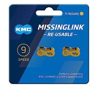KMC MissingLink 9-speed Joining links 9R Ti-N 2 Pr (Reusable) - Gold