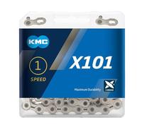 KMC X101 Track Chain - Single Speed - Silver / Single Speed / 112 Links