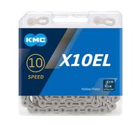 KMC Unisex's X10el Chain, Silver, 114 Link