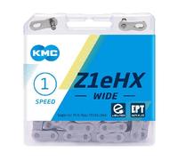 KMC Unisex's Z1ehx Wide Chain 1/2" x 1/8" Dark Silver
