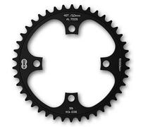 Kmc Wide Chainring Silver 42t