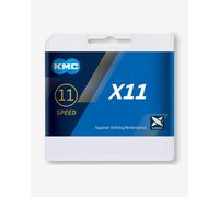 Kmc X11 Road/mtb Chain Grey 118 Links 118 Links Grey
