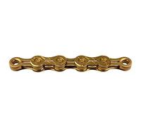 KMC X 11 EL bicycle chain, gold, 1/2 x 11/128 inch.