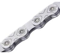 KMC X-Flat 12/13 Speed EPT Waxed Flat Top Chain, 126 Link, Dark Silver