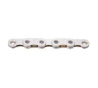 KMC X-Flat 12/13 Speed Waxed Flat Top Chain, 126 Link, Silver