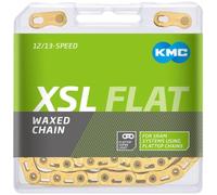 KMC X Flat SL Pre-Waxed SRAM 12/13x Chain Ti-N Gold