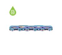 KMC X Flat SL SRAM 12/13X Pre-Waxed Chain Aurora Blue 126L