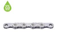 Kmc X-flat Ept Waxed 12-13s Chain 126 Links Silver