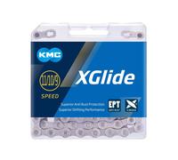 KMC X-Glide 9X / 10X / 11X EPT Cues Bicycle Cycle Bike Chain Silver - 118 Links