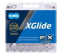 Kmc X-glide Ept Cues Chain Silver 126 Links / 11s 126 Links Silver