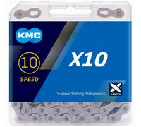 KMC X10 10 Speed Chain, Grey 122L