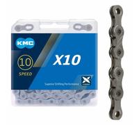 KMC Unisex's X10 Chain, Grey, 114 Link