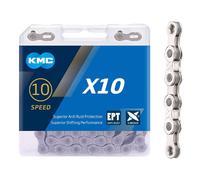 KMC X10 EPT Bicycle 10 Speed Chain 114 links Nickle Plated MTB Road Bike Chain
