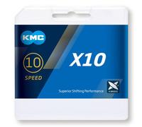 Kmc X10 Road/mtb Chain Black,Silver 114 Links