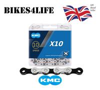 KMC X10.93 Silver/Black 10 Speed Chain 114 Links Loose