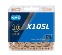 Kmc X10sl Road/mtb Chain Golden 114 Links