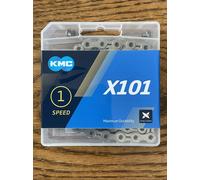 KMC X101 Silver 112 Link Single Speed Bike Bicycle Chain
