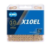 Kmc X10el Ti-n Gold 114l 10 Speed Chain