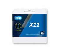 KMC X11 Bike Chain - 11 Speed - 114L - Grey / Grey