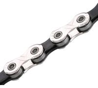 KMC Unisex's X11 Chain, Silver/Black, 114 Link