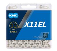 KMC X11-EL Extra Light 11 Speed Bike Chain Nickel Plated (SILVER) 116 Links OEM