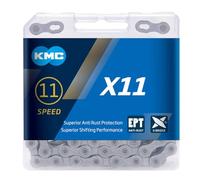 KMC X11 EPT 11 Speed Chain, Dark Silver, 118 Link