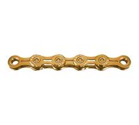 Kmc X11el Ti-n Waxed Chain Golden 118 Links / 11s 118 Links Gold