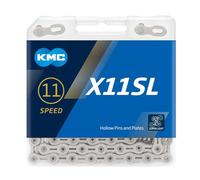 KMC X11SL 11 Speed Chain, Silver, 118 Link