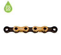 KMC X11SL Ti-N Pre-Waxed Bicycle Cycle Bike Chain Black / Gold - 118 Links