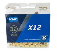 Kmc X12 Ti-n 12s Chain Golden 126 Links / 12s 126 Links Gold
