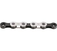 KMC X12 Chain 12S 126 Silver Links - Black