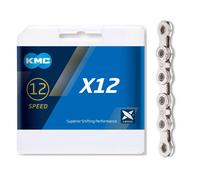 KMC X12 Chain 12S 126 Links - Silver