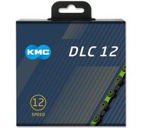 KMC: 12 SPEED DIAMOND LIKE COATING CHAIN - Black and Green - 12 Speed