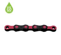 KMC X12 DLC Pre-waxed Chain - 12 Speed - Black / Pink / 12 Speed / 126 Links / Waxed