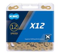 KMC X12 Ti-N 12-Speed Chain 126 Links - Gold