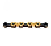 KMC X12 Ti-N Gold Pre-waxed Chain - 12 Speed - Gold / Black / 12 Speed / 126 Links / Waxed