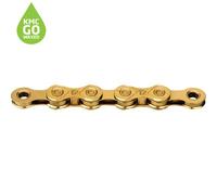 KMC X12 Ti-N Pre-waxed Chain - 12 Speed - Gold / 12 Speed / 126 Links / Waxed