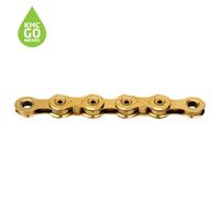 KMC X12L Ti-N Pre-Waxed Lightweight 12-Speed Chain 126 Links - Gold