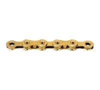 KMC X12L Ti-N Pre-Waxed Lightweight 12-Speed Chain 126 Links - Gold