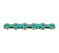 Kmc X12l Waxed Chain Multicolor 126 Links / 12s 126 Links Aurora Green