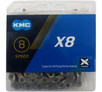 KMC X8 114 Links Bicycle Chain 6 7 8 Speed 1/2x3/32 MissingLink Chain Silver